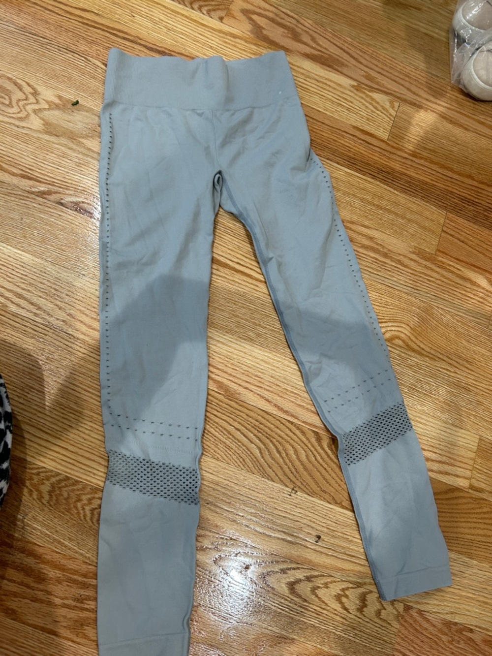 Varley Seamless Leggings in Light Gray